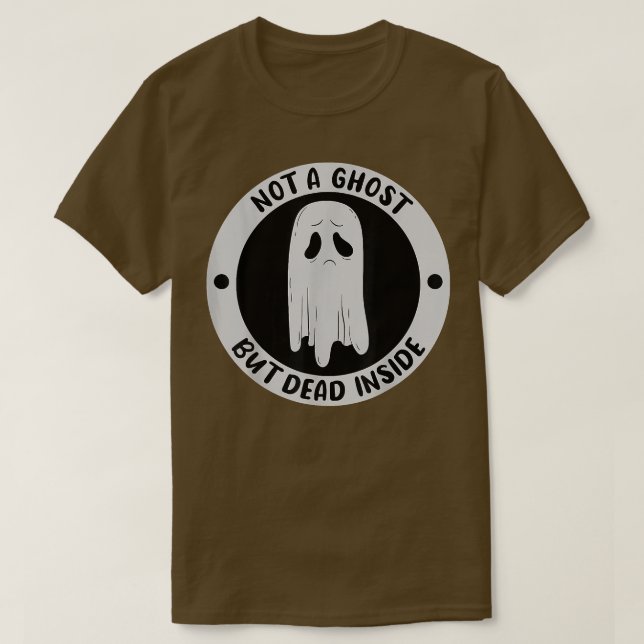 Camiseta No Un Fantasma Sino Una Tristeza Insinde Muerta Ho (Diseño del anverso)