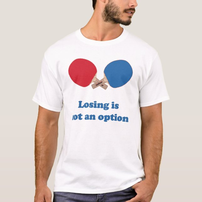 Camiseta No un ping-pong de la opción (Anverso)