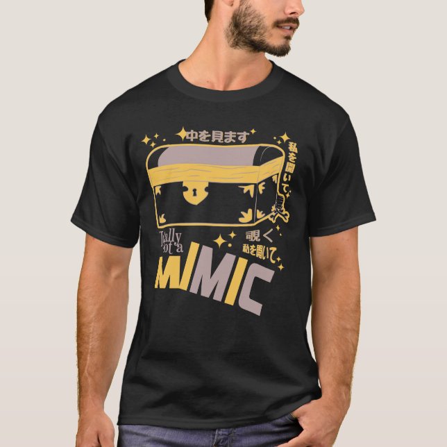 Camiseta No un RPG mimético del monstruo de la fantasía (Anverso)