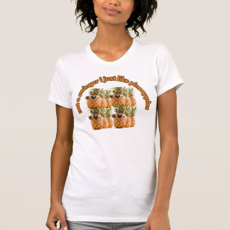 Camiseta no un swinger me gusta la piña