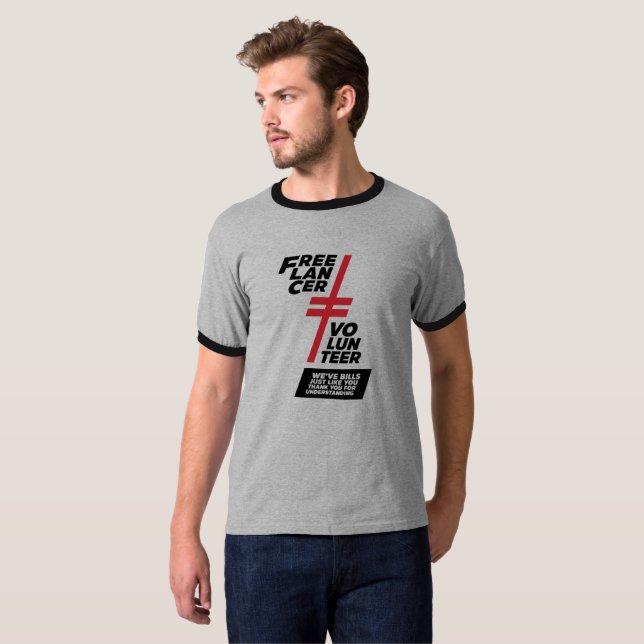 Camiseta No un voluntario (Anverso completo)