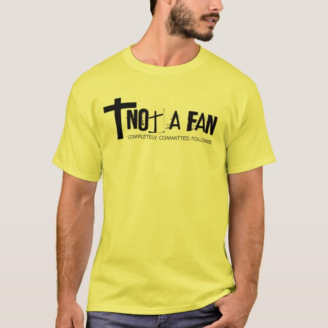Camiseta No una fan (Anverso)