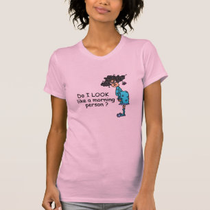 Camiseta No una persona de la mañana