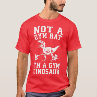 Camiseta No Una Rata De Gimnasio, Soy Un Gimnasio, Dinosaur