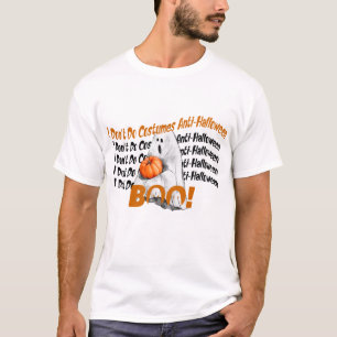 Camiseta No uso disfraces contra Halloween