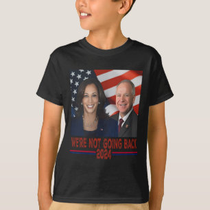 Camiseta No va a volver Kamala Harris Tim Walz