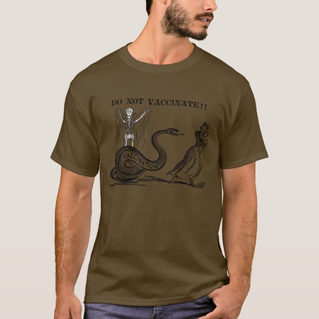 Camiseta ¡No vacune! (Anverso)