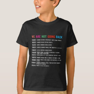 Camiseta No vamos a retroceder el derecho de voto