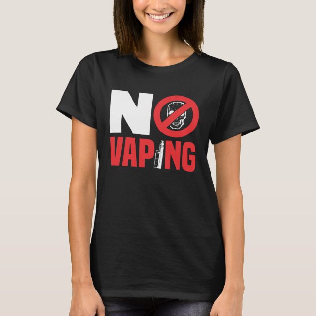Camiseta No Vaping (Anverso)