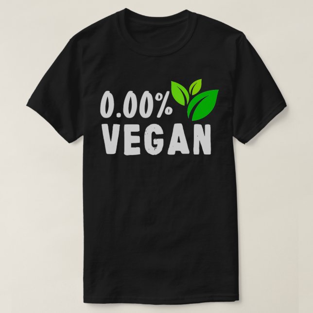 Camiseta No Vegan Meat Eating Chef Cocinero Carne de cerdo  (Diseño del anverso)