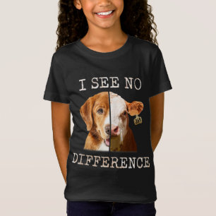 Camiseta No Veo Diferencia Vegetariana Vega Vaca Y Perro L