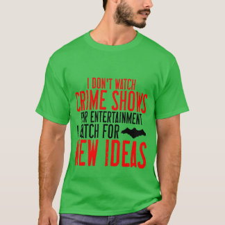 Camiseta No Veo Espectáculos Criminales Para El Espectáculo