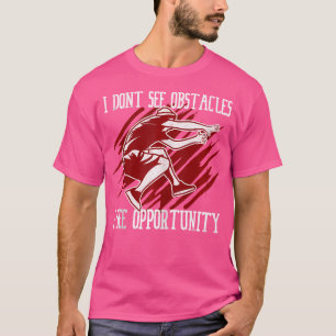 Camiseta No Veo Obstáculos Veo Oportunidad Parkour