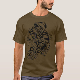 Camiseta No Ver Oído Malvado No Hablar Malvado No Mal 3 Sab