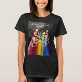 Camiseta No veremos el mundo quemado (con palabras)