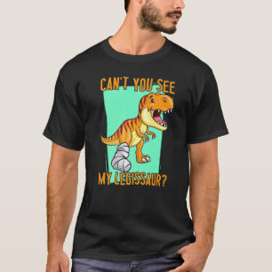 Camiseta ¿No ves a mi legissaur Dino Ponerse bien roto L