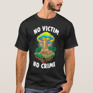 Camiseta No Víctimas Sin Crimen Mujeres Psilocybin Mushroo 