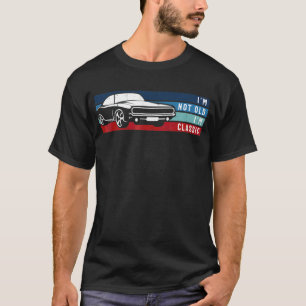 Camiseta No Viejo Pero Clásico Divertido Coche Antiguo Mens