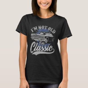 Camiseta No Viejo Pero Clásico Divertido Coche Antiguo Mens