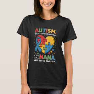 Camiseta No Viene con Un Manual Nana Conciencia del Autismo
