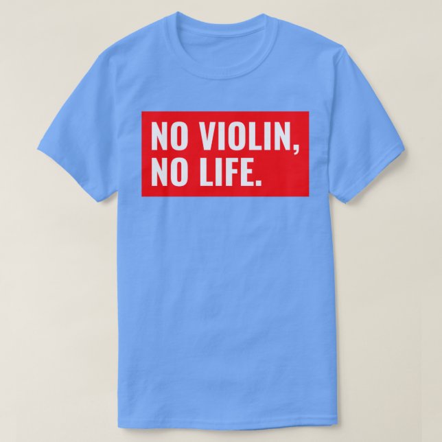 CAMISETA NO VIOLÍN NI LIFA TEL (Diseño del anverso)