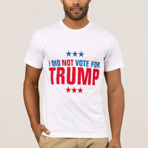 Camiseta No voté por Trump