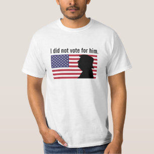 Camiseta No voté por Trump