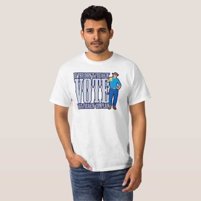 Camiseta No VOTEN No se quejen (Anverso completo)
