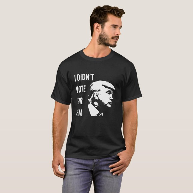 Camiseta No votó por Trump (Anverso completo)