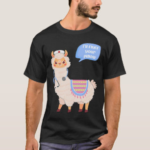 Camiseta No voy a arruinar tu almohada, pero la Alpaca hier