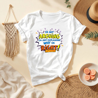 Camiseta No voy a discutir la cita | Hilarious Mom Life