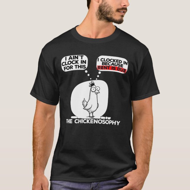 Camiseta No voy a entrar para este pollo (Anverso)