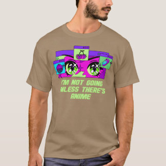 Camiseta No voy a menos que haya introvertido de anime Intr