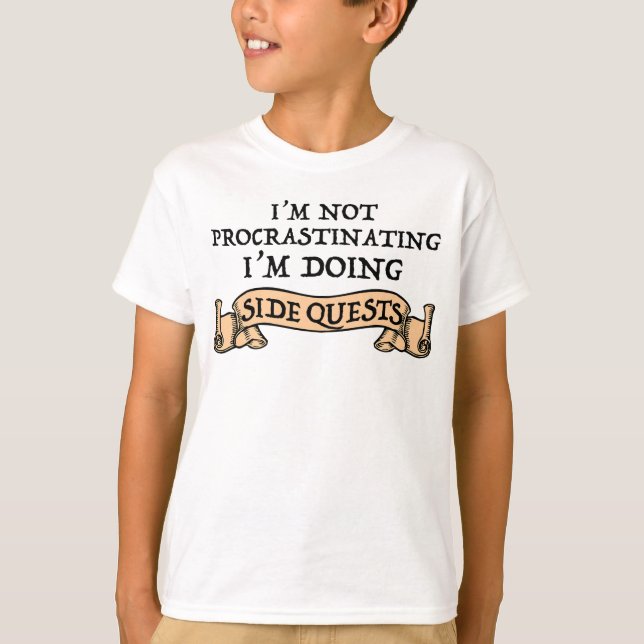 Camiseta No voy a retrasar - Estoy haciendo misiones parale (Anverso)