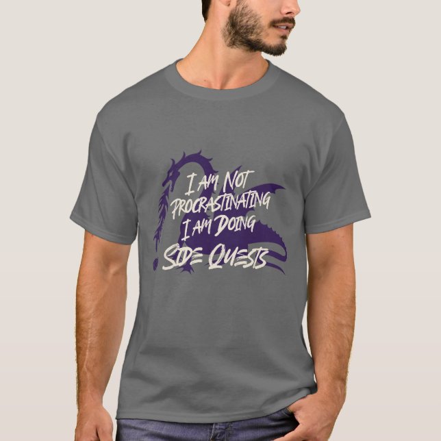 Camiseta No voy a retrasar que estoy haciendo misiones para (Anverso)
