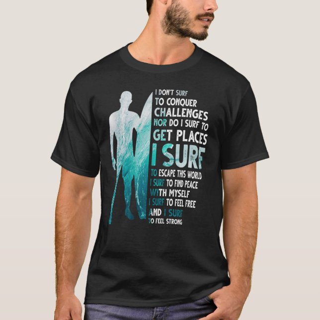 Camiseta No voy a vencer los desafíos de los hombres de los (Anverso)