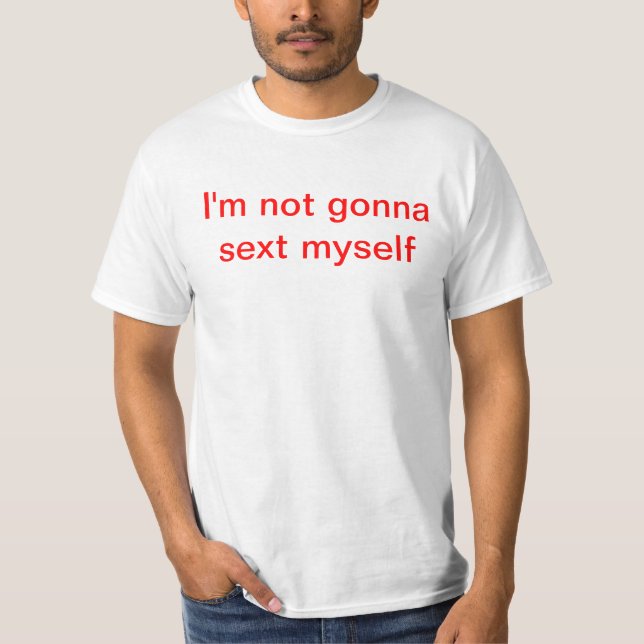 Camiseta No voy al sext mismo (Anverso)