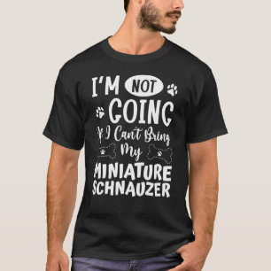Camiseta No Voy Si No Puedo Traer Mi Esnaúze En Miniatura