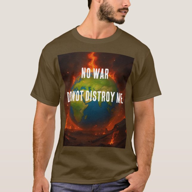 CAMISETA NO WAR (Anverso)