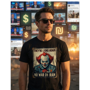 Camiseta No War Iran Tee – Propaganda Noticias Falsas