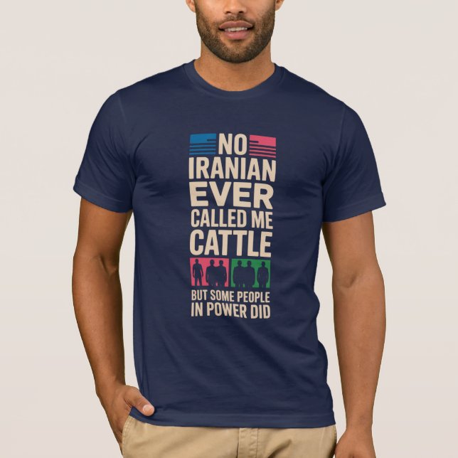Camiseta No War On Iran Epstein Files Tee (Anverso)