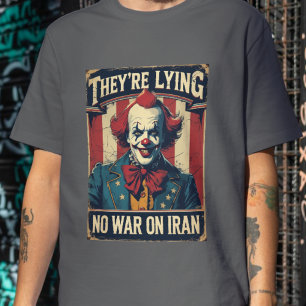 Camiseta No War On Iran Tee Anti Neocon Propaganda