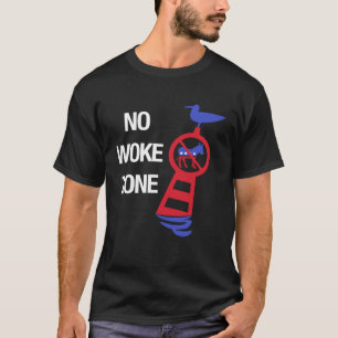 Camiseta No Woke Zona Anti Demócrata Liberal Izquierdista R