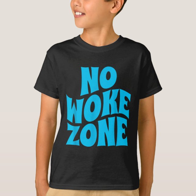 Camiseta No Wokes Here, Funny Republican , Conservative Vot (Anverso)