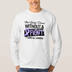 Camiseta No yendo abajo sin una lucha - cáncer