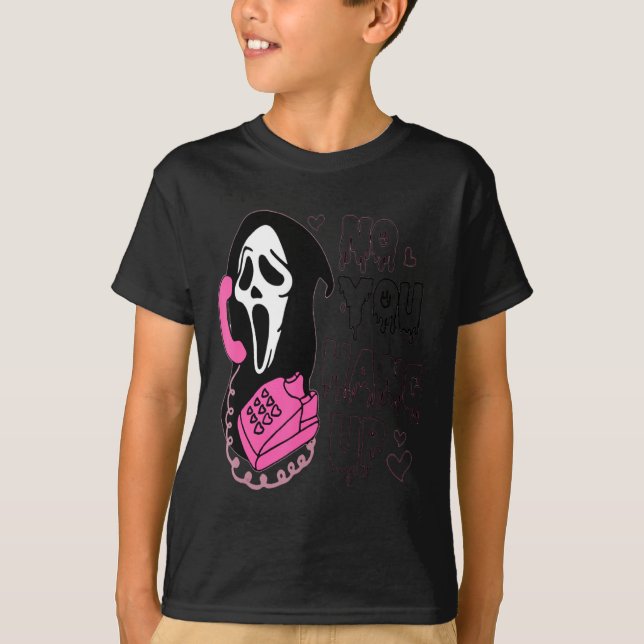 Camiseta No You Hang Up Funny Valentine  (Anverso)