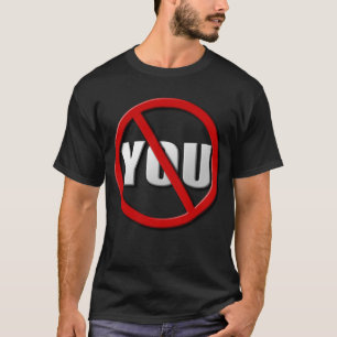 Camiseta No You Symbol (Para colores oscuros)