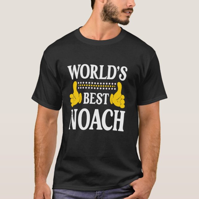 Camiseta Noach Personal Name Funny First Name World Best (Anverso)