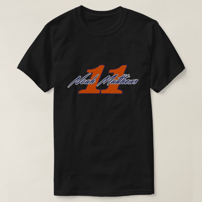 Camiseta Noah Matthews 11 - Negro (Diseño del anverso)