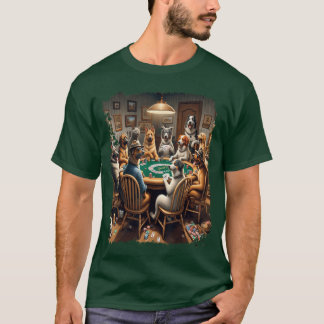 Camiseta NoahFriends Juego de Cartas Perro Jugando Póquer